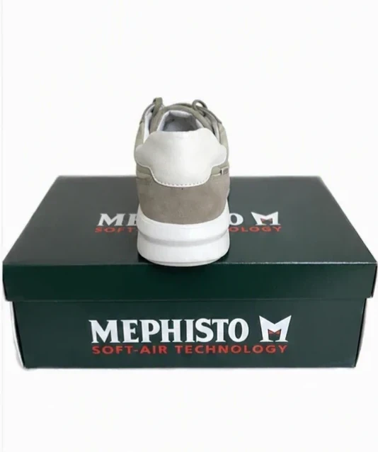 Mephisto Matcha kaki leren sneakers - Nieuw met doos - Maat 41,5 – photo 3